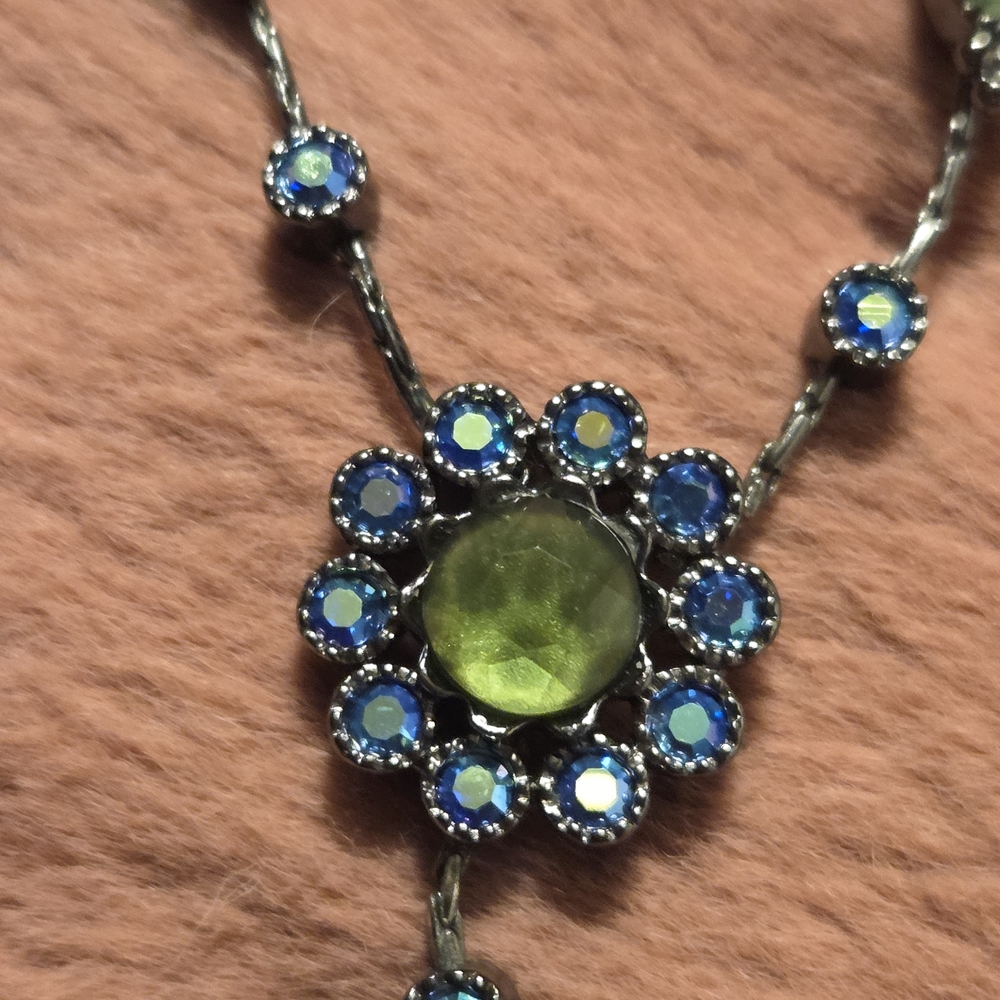 Lia Sophia Borealis Flower Necklace
